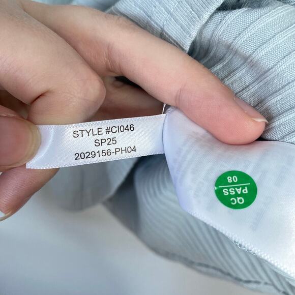 J. CREW Premium Rib Short-Sleeve Polo Shirt Light Blue Size XS 2025 Preppy - Picture 5 of 7